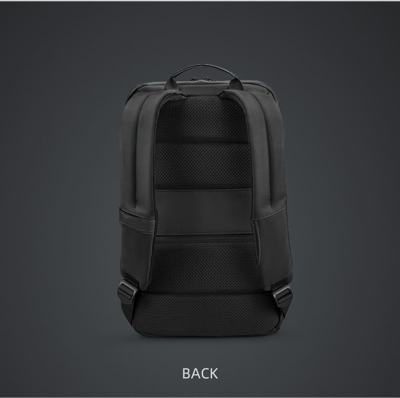 Kingsons Slim Laptop Backpack Men 15.6 inch Office Work Men Backpack Business Bag Unisex Black Ultralight Backpack Thin Mochila