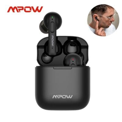 Mpow X3 Wireless Headphones Active Noise Cancelling Bluetooth with 4 Mic 27H Playback