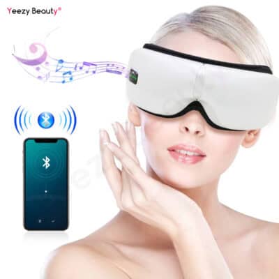 Bluetooth Eye Massager with Heat and Vibration
