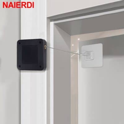 NAIERDI Automatic Door Closer Punch-Free