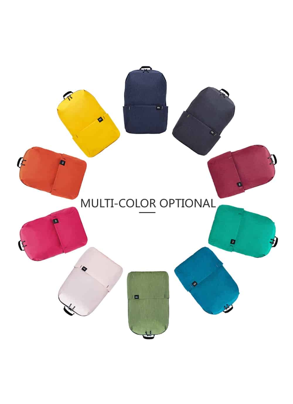 Original Xiaomi Mi Backpack 7L/10L/15L/20L Waterproof Colorful Daily Leisure Urban Unisex Sports Travel Backpack Dropshipping