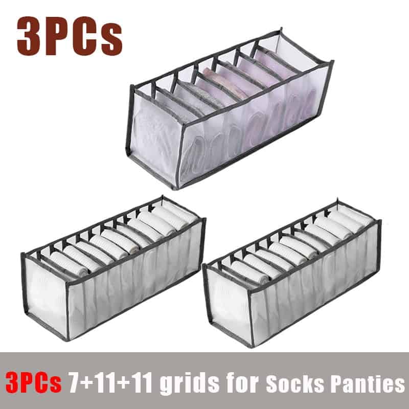 3PCs Grey Socks