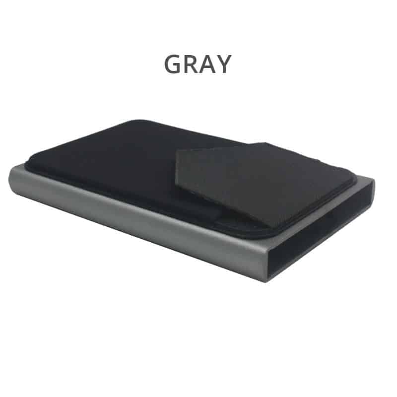 Aluminum Card Holder RFID Credit Card Holder Automatic Pop-up Bank Card Box Smart Quick Release Women Wallet Mini car Package