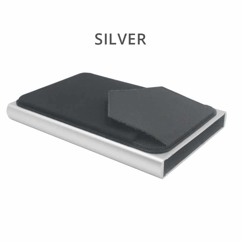 Aluminum Card Holder RFID Credit Card Holder Automatic Pop-up Bank Card Box Smart Quick Release Women Wallet Mini car Package