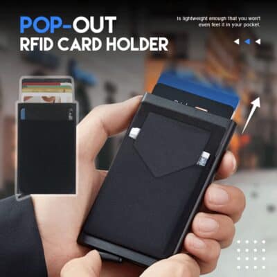 RFID Aluminum Card Holder Mini Wallet
