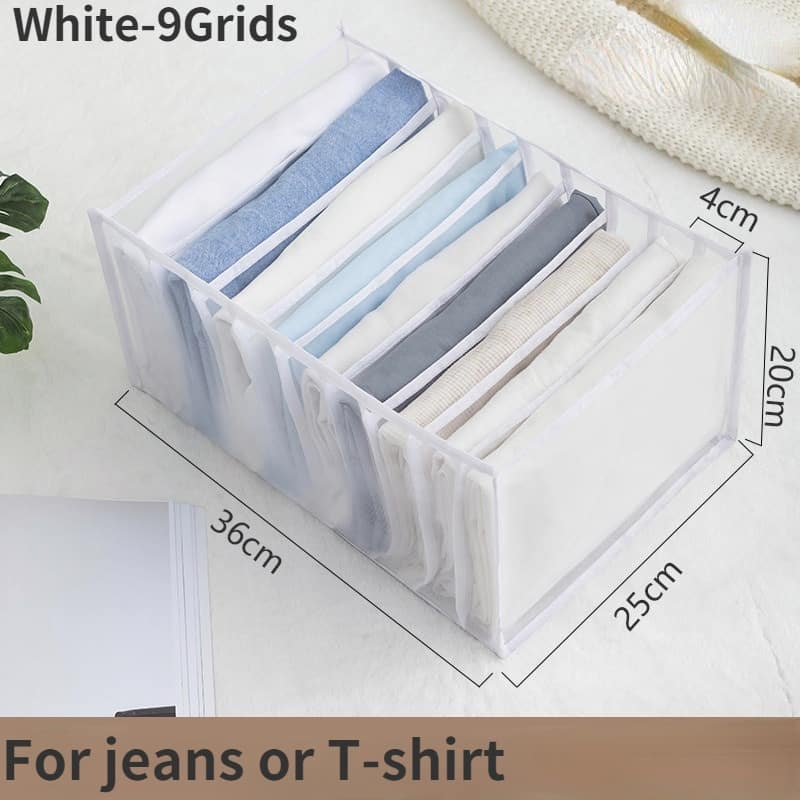 Jeans-9 grids White