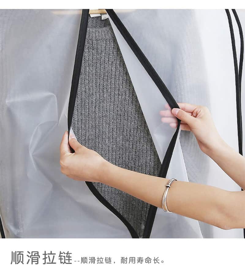 Top Clothes Hanging Garment Dress Clothes Suit Coat Dust Cover Home Storage Bag Pouch Case Organizer Wardrobe Hanging Clothing