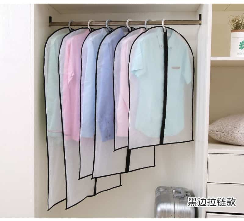 Top Clothes Hanging Garment Dress Clothes Suit Coat Dust Cover Home Storage Bag Pouch Case Organizer Wardrobe Hanging Clothing