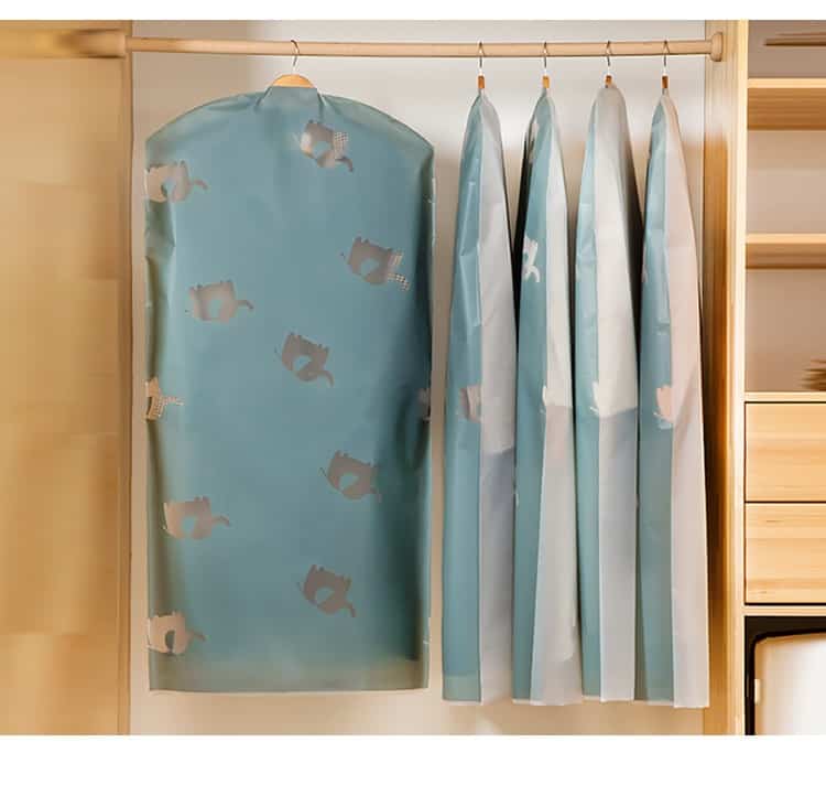 Top Clothes Hanging Garment Dress Clothes Suit Coat Dust Cover Home Storage Bag Pouch Case Organizer Wardrobe Hanging Clothing