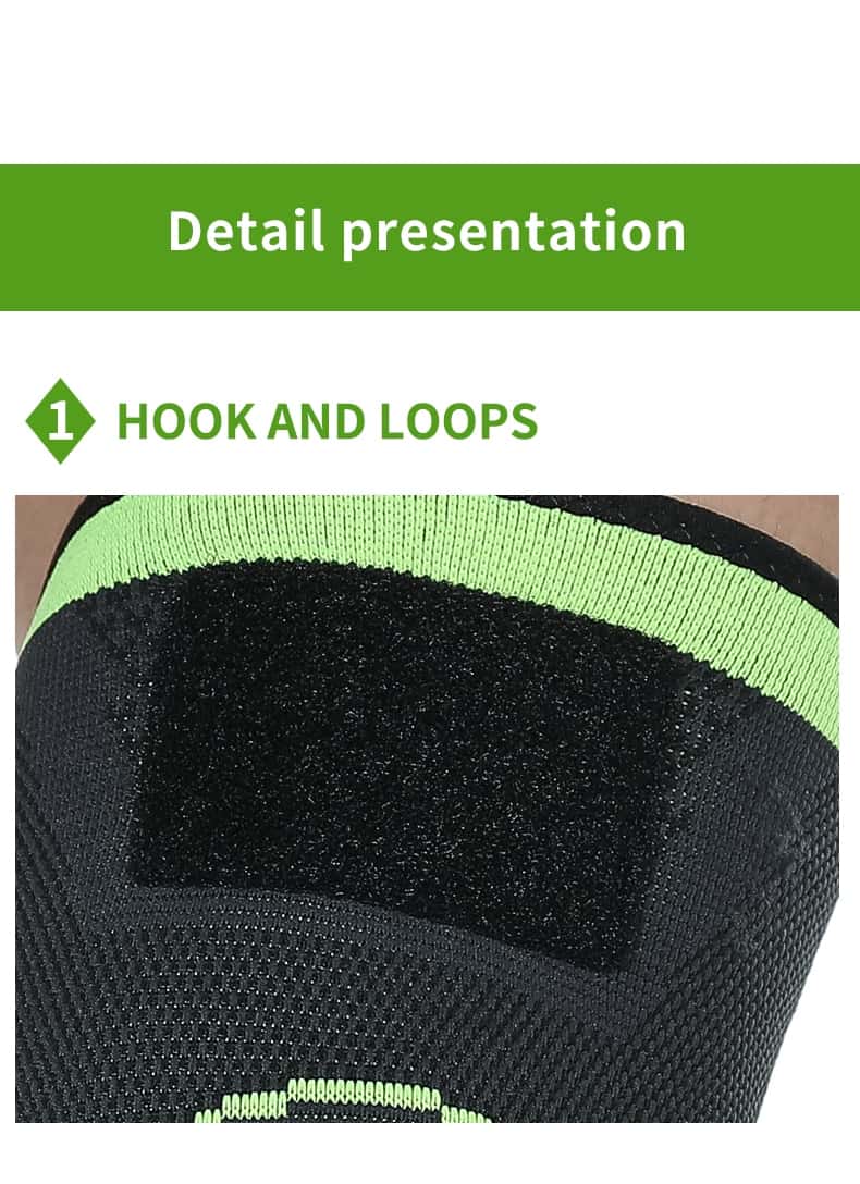 1 Piece Of Sports Men's Compression Knee Brace Elastic Support Pads Knee Pads Fitness Equipment Volleyball Basketball Cycling