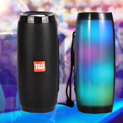 Wireless Speaker Bluetooth-compatible Speaker Micro lab Portable with LED Light