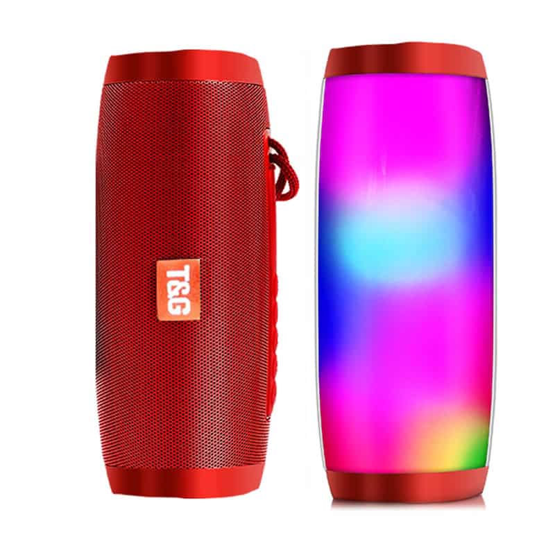 Wireless Speaker Bluetooth-compatible Speaker Microlab Portable Speaker Powerful High Outdoor Bass TF FM Radio with LED Light