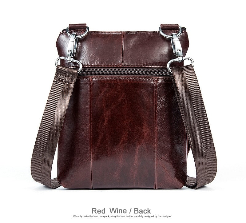 Men's Leather Messenger Bag