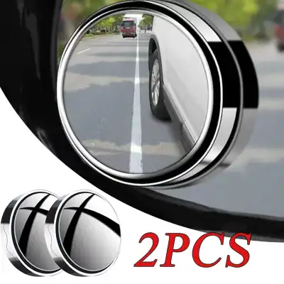 Suction Cup Mount Auxiliary Rearview Mirror 360 Degree Rotating Spot Mirror