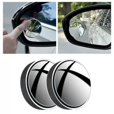 Alternative view of Suction Cup Mount Auxiliary Rearview Mirror 360 Degree Rotating Spot Mirror