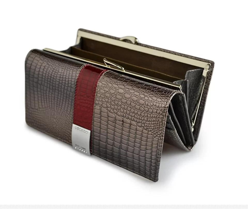 Women's Lacquered Leather Wallet