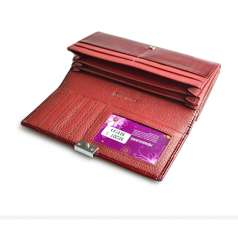 Women's Lacquered Leather Wallet