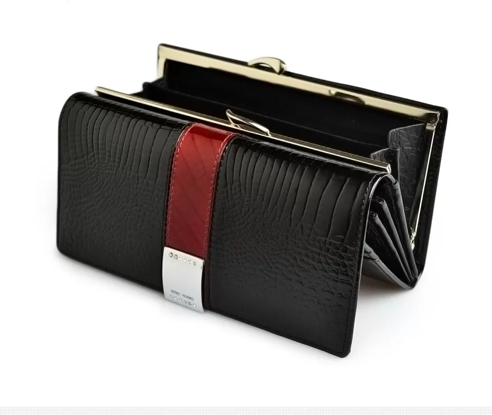 Women's Lacquered Leather Wallet