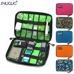 SNUGUG Men's Digital Cable Travel Organizer Bag