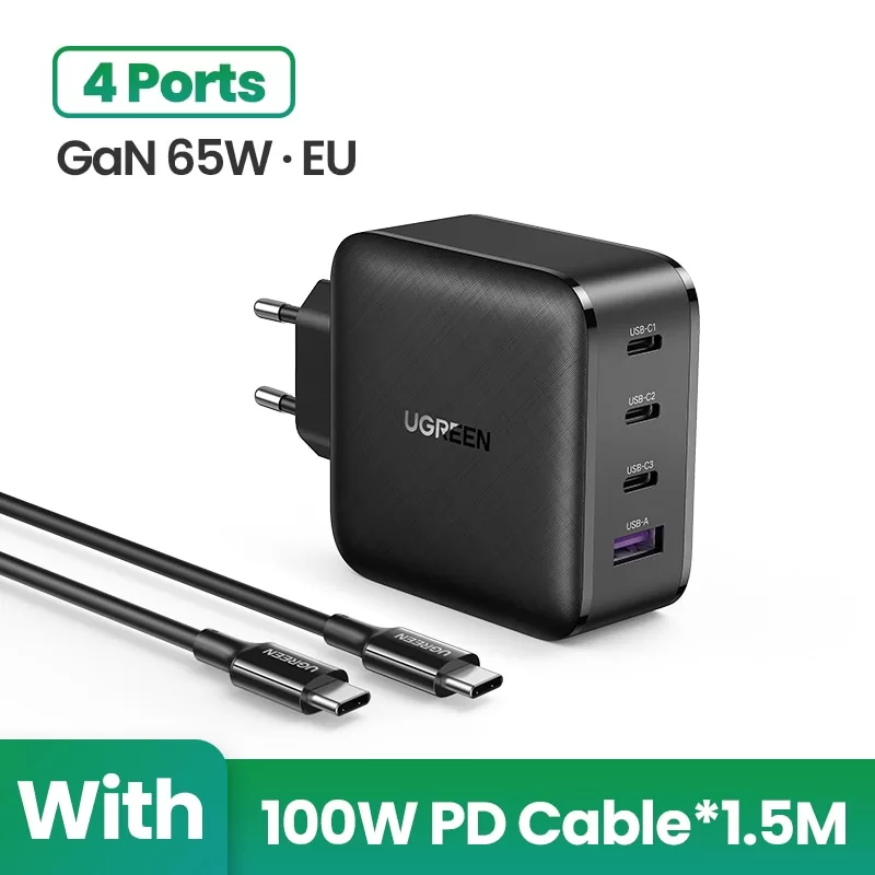 4 Port EU 100W Cable