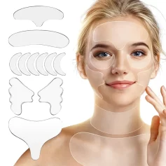 Silicone Anti-Wrinkle Pad Set for youthful skin rejuvenation