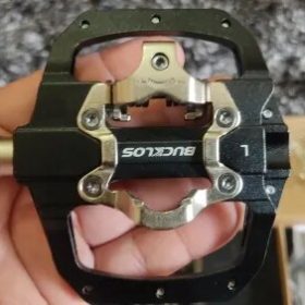 BUCKLOS Pedals Contact MTB Bike Cleat Pedal photo review