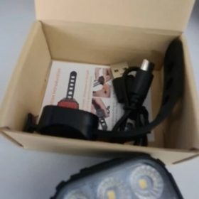 Bicycle Safety Warning Headlight & Taillight photo review