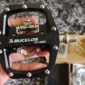 BUCKLOS Pedals Contact MTB Bike Cleat Pedal photo review