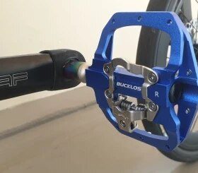 BUCKLOS Pedals Contact MTB Bike Cleat Pedal photo review