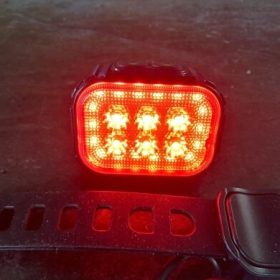 Bicycle Safety Warning Headlight & Taillight photo review