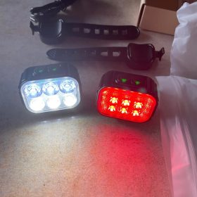 Bicycle Safety Warning Headlight & Taillight photo review