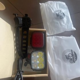 Bicycle Safety Warning Headlight & Taillight photo review