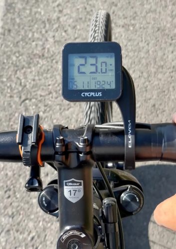 CYCPLUS GPS Bike Computer photo review