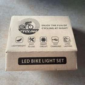 Bicycle Safety Warning Headlight & Taillight photo review