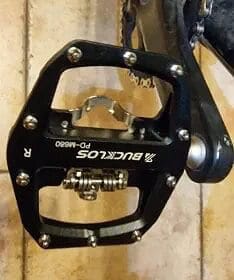 BUCKLOS Pedals Contact MTB Bike Cleat Pedal photo review