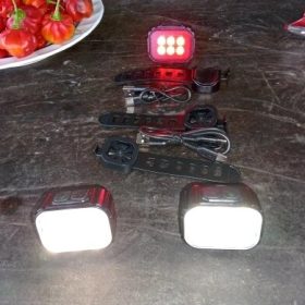 Bicycle Safety Warning Headlight & Taillight photo review