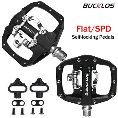 BUCKLOS Pedals Contact MTB Bike Cleat Pedal