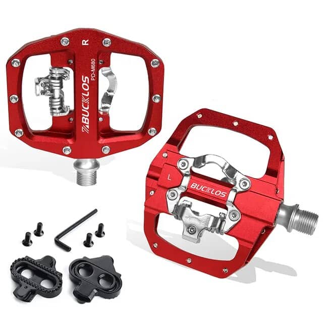 Red pedal-Cleat
