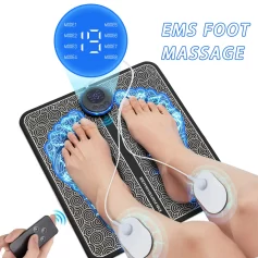Electric EMS Foot Massager showcasing its acupoint stimulation features