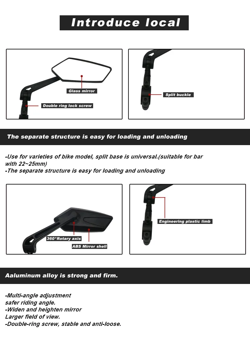 Bicycle Rear View Mirror