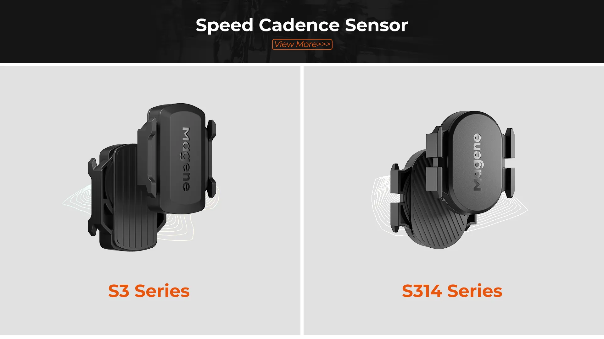 Magene S3+ Speed Cadence Sensor - Accurate Dual Sensor for Cycling Data