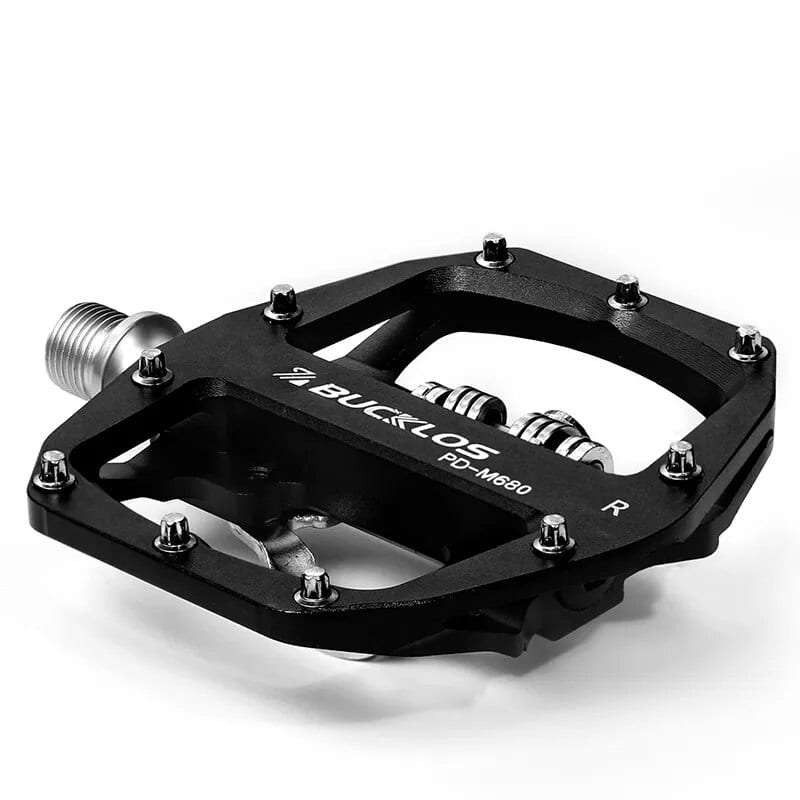 Versatile BUCKLOS Mountain Bike Pedals - Dual Functionality