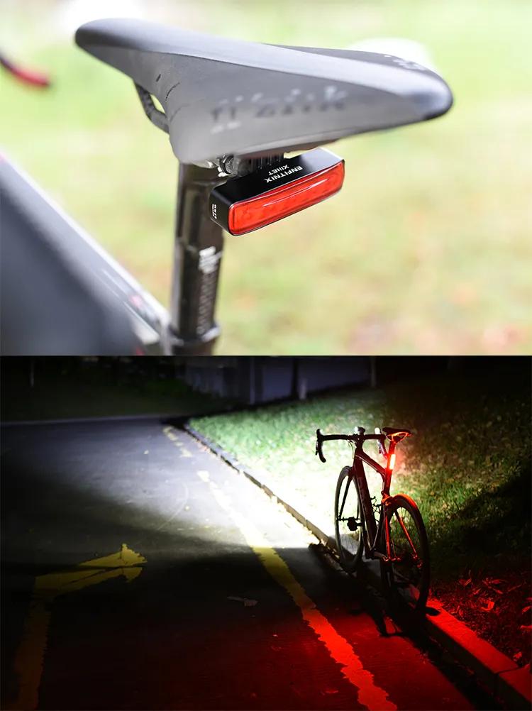 Enfitnix XlitET Brake Sensing Flashlight - Safety and Visibility for Cyclists