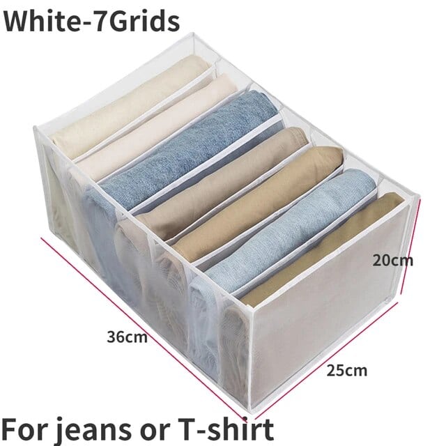 Jeans-7 grids White