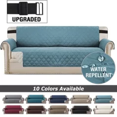 Elegant Waterproof Plaid Sofa Cover from Monalisa Store