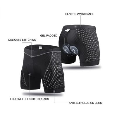 Alternative view of Men's Gel-Padded Cycling Shorts
