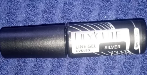 LILYCUTE 5ML Metallic Painting Liner Gel Polish - Gold & Silver Mirror Effect for French Nails photo review