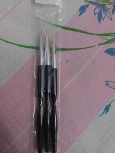 French Stripe Nail Art Liner Brush Set (3Pcs) photo review