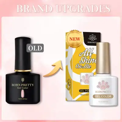 Alternative view of BORN PRETTY 10ml Gel Nail Polish - Semi-Permanent Red Nude Nail Gel