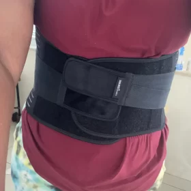 AOLIKES Lower Back Brace with 6 Stays photo review